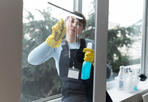 Nettoyage de vitres intérieures et extérieures à Hauteroche